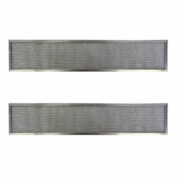 Duraflow Filtration Filters for Kitchenaid 788221, G-8136, RHF0404 -4-1/2 x 29-3/4 x 5/16 A61018-25- 2 Pack